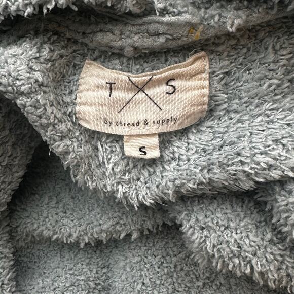 Thread & Supply Gray Mist Open Front Cardigan Women’s Small | Cozy Soft Pockets - Picture 6 of 6